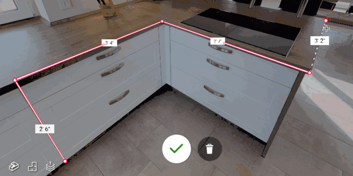 Measurements in Matterport let you and visitors to your space measure the dimensions of objects and rooms